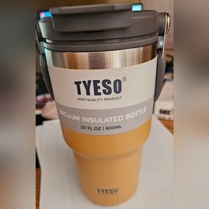 Tyeso 20oz Vacuum Insulated Tumbler _yellow
